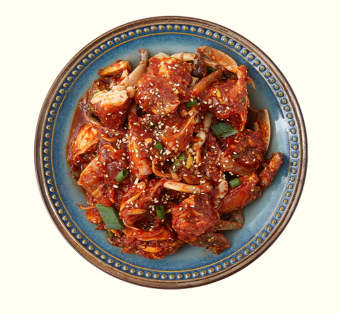 [밥강도] 양념게장 500g (17.63 oz) | Spicy Sauce-Marinated Crab