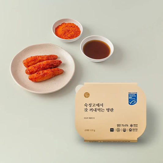 덕화 숙성고에서 갓 꺼내먹는 명란 115g