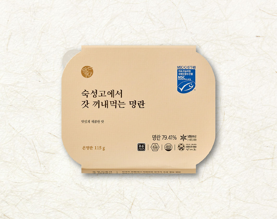 덕화 숙성고에서 갓 꺼내먹는 명란 115g